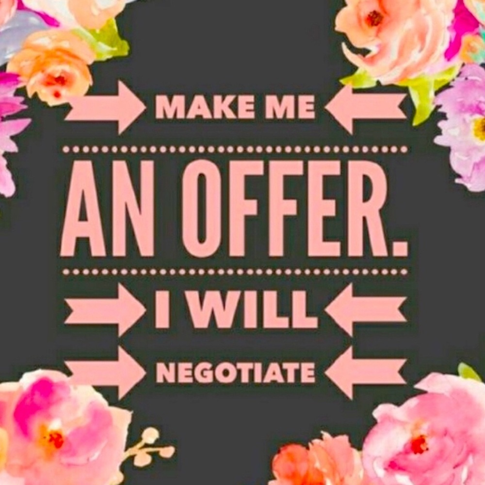 Floral Negotiation Sign